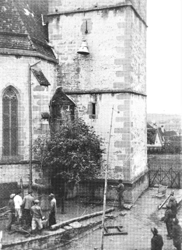 Neue Glocke 1953 für den Kirchturm aus dem Jahre 1476